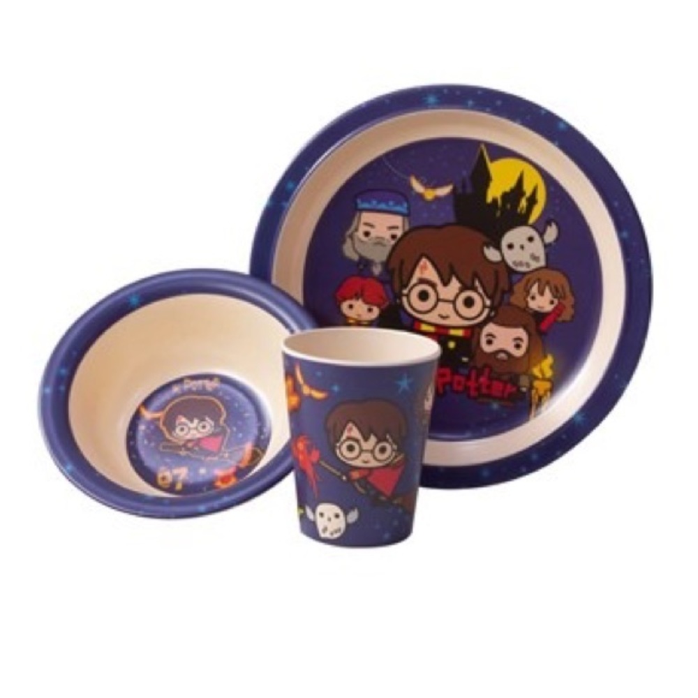 Harry Potter Bamboo Fibre Kids Dinner Set